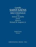 Bacchanale, Op.47: Study score - Paperback