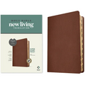 NLT Super Giant Print Bible, Filament Enabled (Genuine Leather, Brown, Indexed) - Leather
