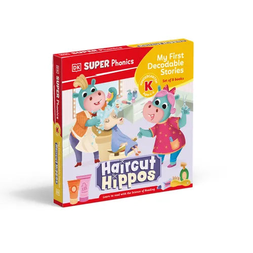 DK Super Phonics My First Decodable Stories Haircut Hippos - Paperback