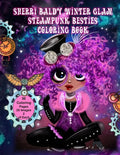 Sherri Baldy Winter Glam Steampunk Besties Coloring Book - Paperback