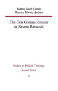 The Ten Commandments in Recent Research - Paperback