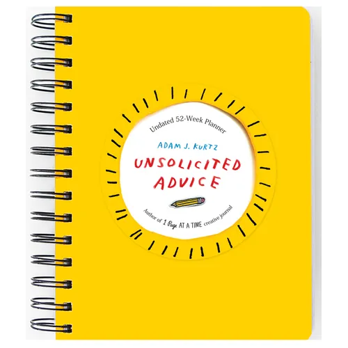 Unsolicited Advice Planner: Undated 52 Week Planner - Spiral
