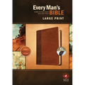 Every Man's Bible NLT, Large Print, Tutone - Imitation Leather