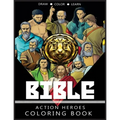 Bible Action Heroes: Coloring Book - Paperback