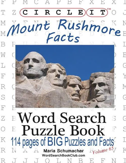 Circle It, Mount Rushmore Facts, Word Search, Puzzle Book - Paperback