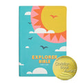 CSB Explorer Bible for Kids, Hello Sunshine Leathertouch, Indexed - Imitation Leather