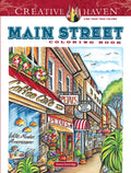 Creative Haven Main Street Coloring Book - Paperback