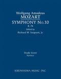 Symphony No.10, K.74: Study score - Paperback