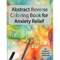 Abstract Reverse Coloring Book for Anxiety Relief: : Drawing on Watercolor Paintings - Paperback