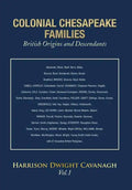 Colonial Chesapeake Families 1 - Hardcover