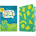 NLT Hands-On Bible, Third Edition (Leatherlike, Green Lines and Shapes) - Imitation Leather