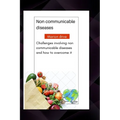 Non communicable diseases: Challenges involving non communicable diseases and how to overcome it - Paperback