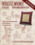 Patriotic Whimsy Hand Embroidery Patterns - Paperback
