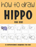 How to Draw Hippo for Kids - Paperback