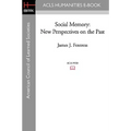 Social Memory: New Perspectives on the Past - Paperback
