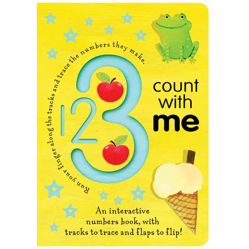 123 Count with Me: An Interactive Numbers Book with Tracks to Trace and Flaps to Flip! - Board Book