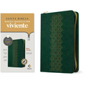 Biblia Ultrafina Ntv de Zíper, Con Filament (Sentipiel, Verde Esmeralda, Índice, Letra Roja) - Imitation Leather