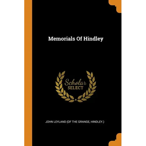 Memorials of Hindley - Paperback