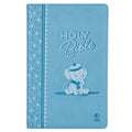 NLT Keepsake Holy Bible for Baby Boys Baptism Easter, New Living Translation, Blue - Leather