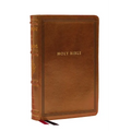 KJV Large Print Reference Bible, Brown Leathersoft, Red Letter, Comfort Print (Sovereign Collection): Holy Bible, King James Version - Imitation Leather