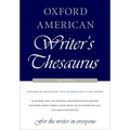 Oxford American Writer's Thesaurus - Hardcover