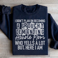 I Didn't Plan On Becoming A Grouchy Mom Sweatshirt