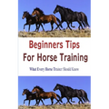 Beginners Tips for Horse Training - Paperback