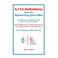 4,114 Definitions from the Defined King James Bible - Paperback