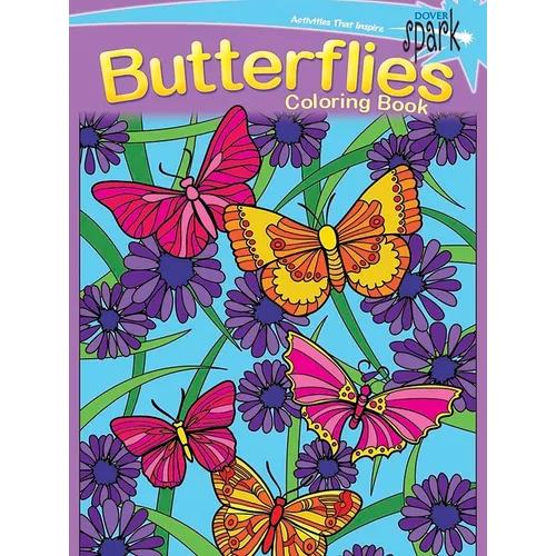 Spark Butterflies Coloring Book - Paperback