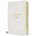 Biblia Católica: Letra Grande. Símil Piel Blanca: Boda, Quinceañera, Primera Comu Nión / Catholic Leathersoft White Bible: Bride, Quinceanera, First C - Bonded Leather