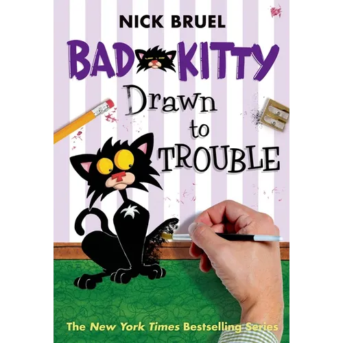 Bad Kitty Drawn to Trouble (Classic Black-And-White Edition) - Hardcover