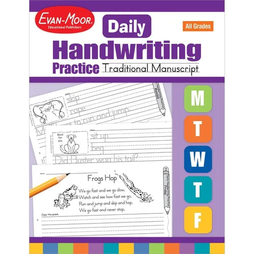 Daily Handwriting Traditional Manuscript Te - Paperback