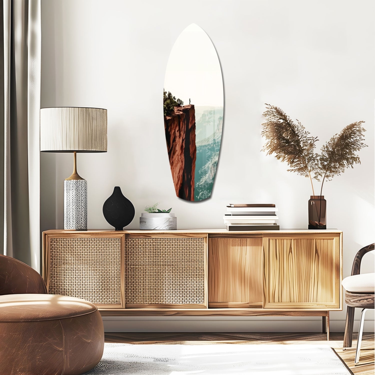 Solitude Glass Wall Art