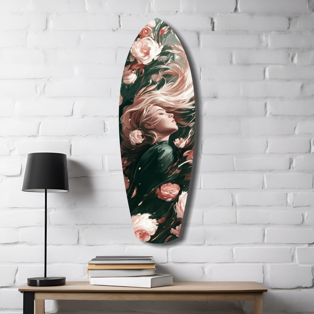Blooming Breeze Glass Wall Art
