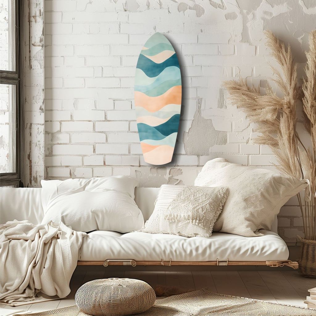 Colors of the Sea Glass Wall Art