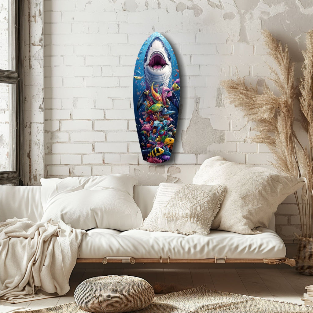 Beneath the Predator Glass Wall Art