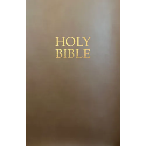 Kjver Gift and Award Holy Bible, Deluxe Edition, Coffee Ultrasoft - Imitation Leather