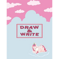 Story Writing Paper for Kids: Primary Drawing & Writing Paper Kindergarten Kids K-2 - Sleeping Unicorn - Paperback