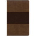 KJV Large Print Personal Size Reference Bible, Saddle Brown Leathertouch - Imitation Leather