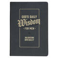 God's Daily Wisdom for Men 365 Devotions Faux Leather - Leather