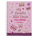 Coloring Book Favorite Bible Verses for Girls Wirebound - Spiral