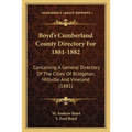 Boyd's Cumberland County Directory For 1881-1882: Containing A General Directory Of The Cities Of Bridgeton, Millville And Vineland (1881) - Paperback