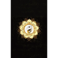 Glowing Golden Ring Yang-Yang Lotus Flower Diary, Journal, and/or Notebook: Perfect for Fans of Astrology, Dark Magic, Fantasy, Mindfulness, Occult, P - Hardcover