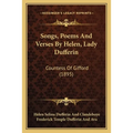 Songs, Poems And Verses By Helen, Lady Dufferin: Countess Of Gifford (1895) - Paperback
