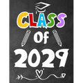 Class of 2029: Funny Back To School notebook, Gift For Girls and Boys,109 College Ruled Line Paper, Cute School Notebook, School Composition Notebooks - Paperback