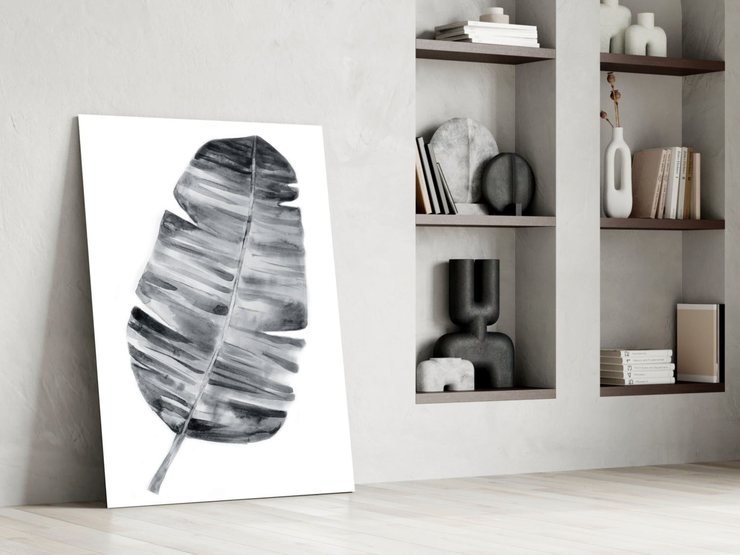 Feather Glass Wall Art