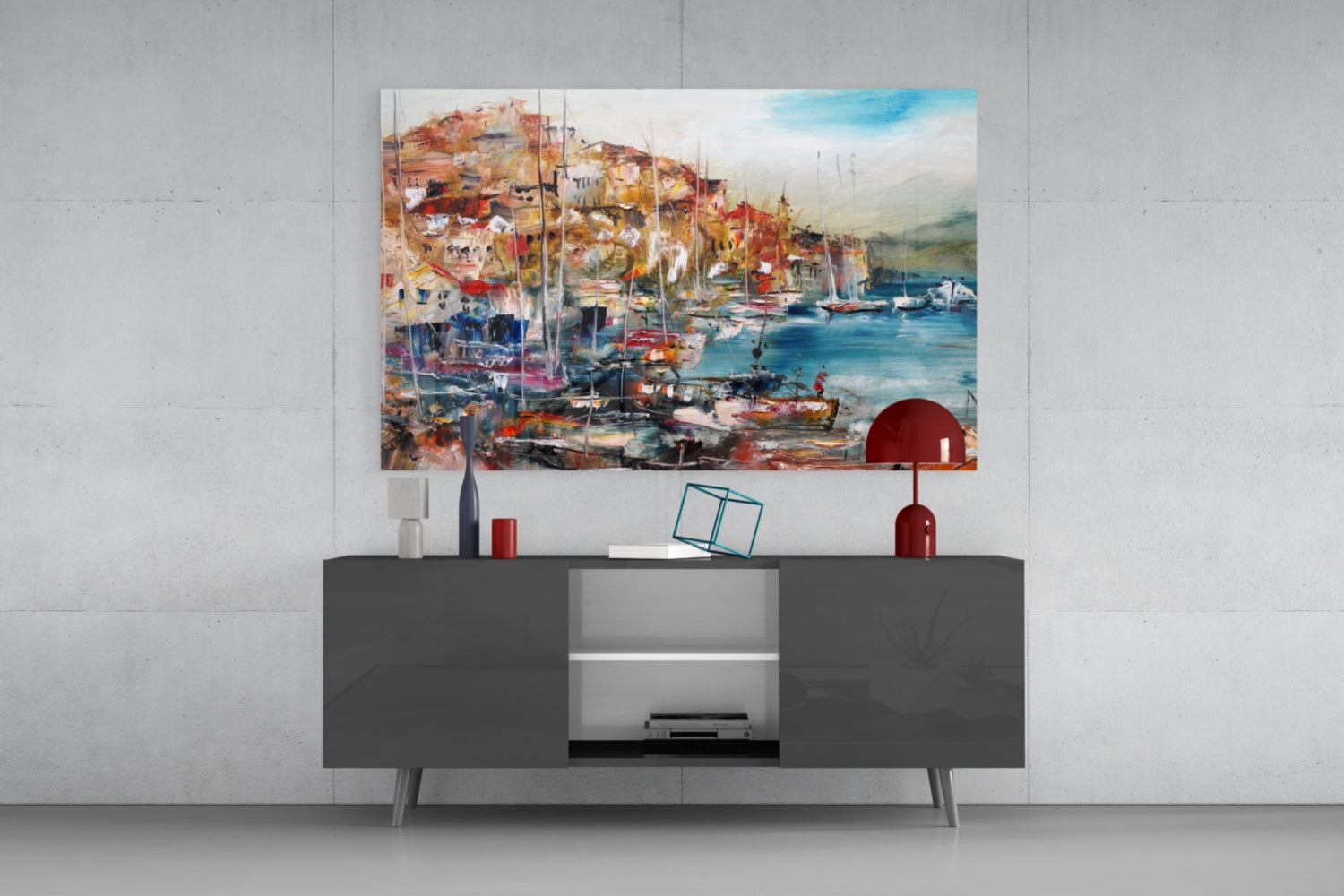 Ships Glass Wall Art