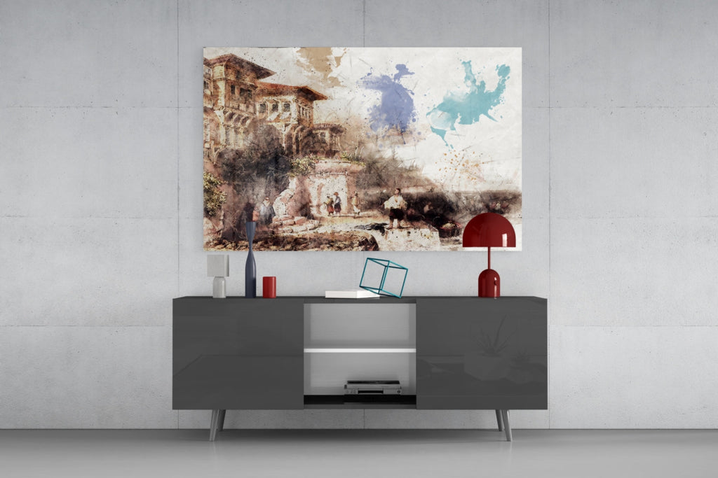 Bay Window Glass Wall Art