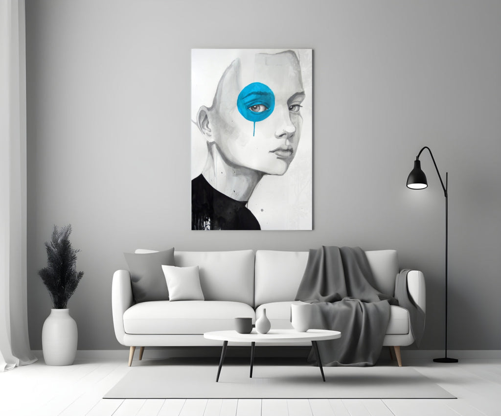 Little Child Glass Wall Art