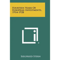 Fourteen Years of European Investments, 1914-1928 - Paperback